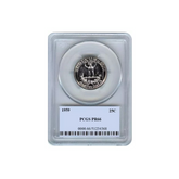 1960 Lincoln Cent 1C Large Date PCGS PR66RD