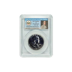 1961 FRanklin Half Dollar 50C PCGS PR66