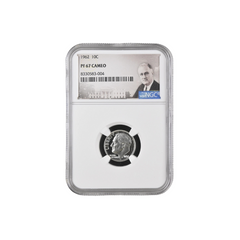 1962 Roosevelt Dime 10C NGC PF67 Cameo
