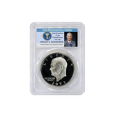 1973 S Silver Ike Eisenhower Dollar $1 PCGS PR69DCAM