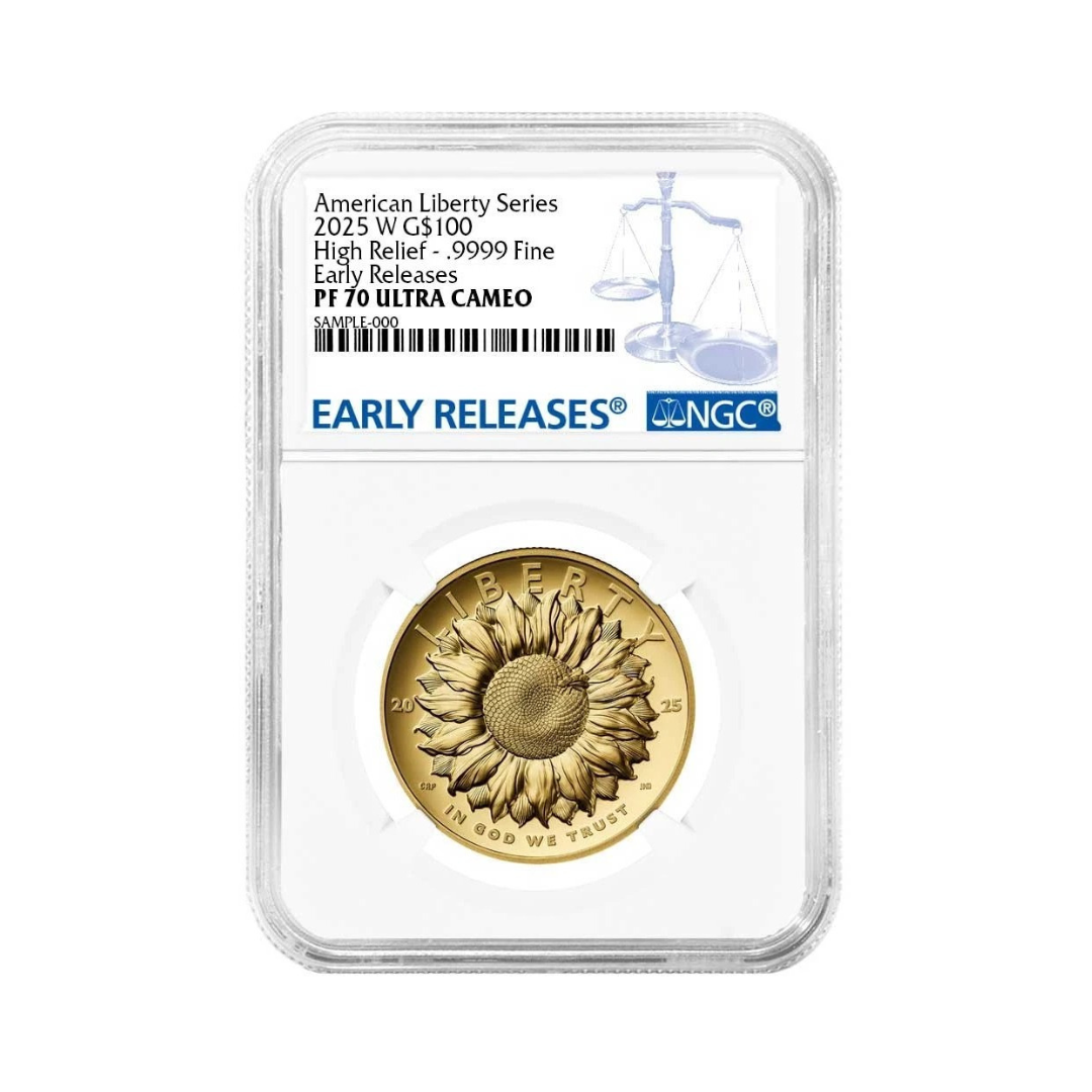 2025 W Gold American Liberty $100 NGC PF70 Ultra Cameo Early Releases W/OGP