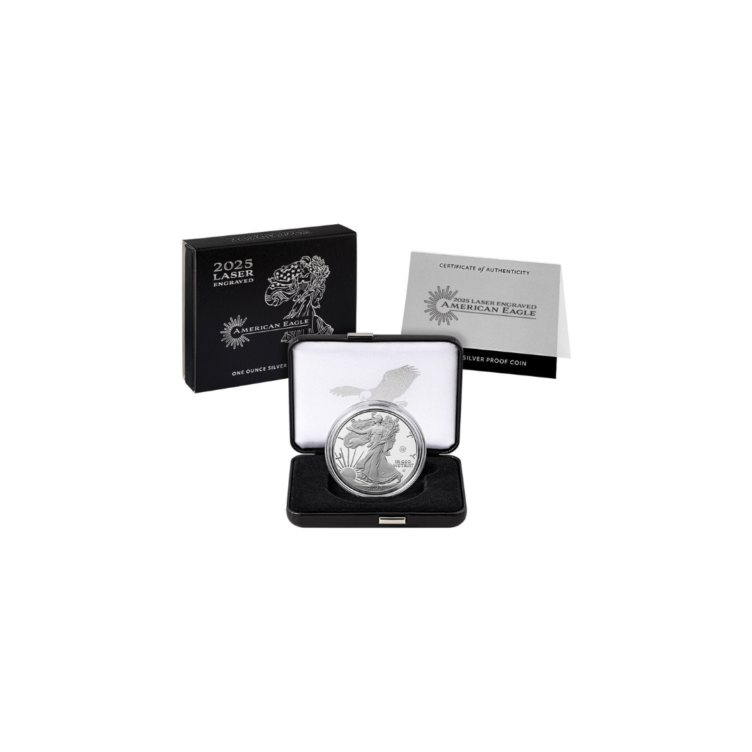 2025 S Silver American Eagle $1 US Navy Privy 250th Anniversary