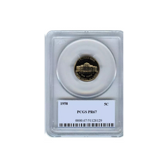 1957 Roosevelt Dime 10C PCGS PR66