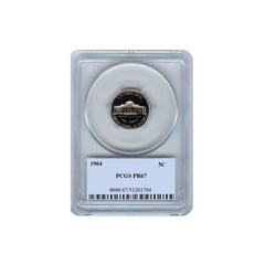 1964 Jefferson Nickel 5C PCGS PR 67