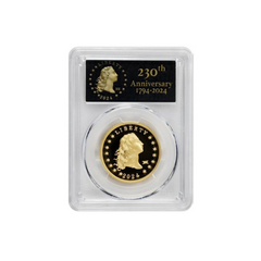 2024 Gold Flowing Hair Au $1 With PRIVY MARK PCGS PR70DCAM #82nd Of 230 Struck