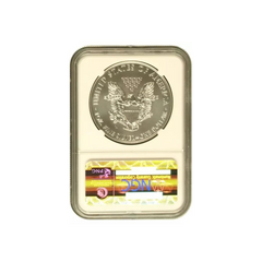 2011 W Silver American Eagle S$1 NGC MS70 Early Releases 25th Anniversary