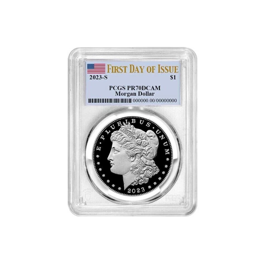 2023 S Morgan Silver Dollar $1 PCGS PR70DCAM First Day Of Issue